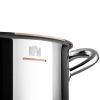 Casserole lonac CON CUORE, 22 cm, srebrna, bakar, Ruffoni