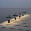 Prenosiva stolna lampa PIER, 25 cm, LED, crna, Stelton