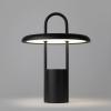 Prenosiva stolna lampa PIER, 25 cm, LED, crna, Stelton