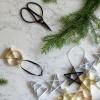 Božićni ukras FIGURA, 5,5 cm, božićno drvce, nježno crna, nehrđajući čelik, Stelton