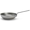 Wok MINERAL B 28 cm, srebrna, čelik, de Buyer