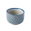 Sake čaša SHIBORI 30 ml, plava, keramika, MIJ