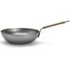 Wok MINERAL B BOIS 28 cm, srebrna, čelik, de Buyer