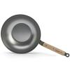 Wok MINERAL B BOIS 28 cm, srebrna, čelik, de Buyer