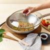 Wok ALCHIMY 28 cm, srebrna, nehrđajući čelik, de Buyer