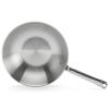Wok ALCHIMY 28 cm, srebrna, nehrđajući čelik, de Buyer