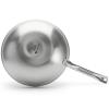 Wok ALCHIMY 28 cm, srebrna, nehrđajući čelik, de Buyer