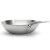 Wok ALCHIMY 28 cm, srebrna, nehrđajući čelik, de Buyer