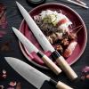Japanski nož SHOTOH 13 cm, smeđa, Lion Sabatier