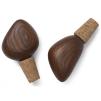 Čep za vino CAIRN, set od 2 kom, smeđa, drvo, ferm LIVING