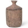 Mirisna svijeća URA BURNED SIENNA 13 cm, smeđa, kamene posude, ferm LIVING