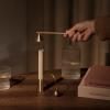 Svjećnjak za svijeće za večeru BALANCE 11 cm, mjed, čvrsta LIVING