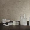 Čaša za šampanjac RIPPLE 150 ml, set od 2 kom, bijela, čvrsta LIVING