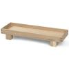 Ukrasni poslužavnik BON 36 x 12 cm, prirodni, drvo, čvrsti LIVING