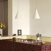 Viseća lampa BOWER 23 cm, bijela, aluminij, Tala