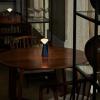 Prenosiva stolna lampa MANTLE 19 cm, plava, nehrđajući čelik, Tala