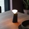 Prenosiva stolna lampa MANTLE 19 cm, crna, nehrđajući čelik, Tala