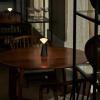Prenosiva stolna lampa MANTLE 19 cm, crna, nehrđajući čelik, Tala
