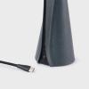 Prenosiva stolna lampa MANTLE 19 cm, crna, nehrđajući čelik, Tala