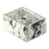 Posuda za pohranjivanje MIST 10 x 7,5 cm, bijela / zelena, pryskyřice, čvrsta LIVING