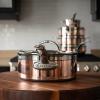Šerpa COPPERBOND 16 cm, 1,4 l, bakarna, Hestan