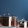 Lonac COPPERBOND 24 cm, 5,7 l, bakarna, Hestan
