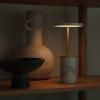 Prenosiva stolna lampa ASTERIA MOVE 25 cm, bijela, mramor, Umage