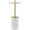 Prenosiva stolna lampa ASTERIA MOVE 25 cm, bijela, mramor, Umage