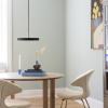 Viseća lampa ASTERIA PLUS 31 cm, crna / zlatna, aluminij, Umage
