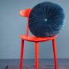 215235 3 dekoracni polstar mandarin 40 cm modra polyester kaat amsterdam