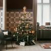 215376 4 vanocni koule marble 5 cm sada 8 ks sklo ferm living