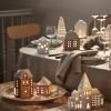 215972 3 svicen na cajovou svicku gingerbread lighthouse 17 cm hneda kamenina kahler