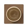 215876 4 podtacek square nupo 10 x 10 cm hneda kuze lind dna