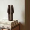 216959 2 prenosna stolni lampa radiant 28 cm led tmave hneda drevo eva solo