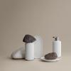 217430 3 kelimek na zubni kartacky creto 13 cm seda beton blomus