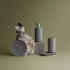 217463 4 dekorativni podnos creto 17 cm seda beton blomus