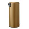 221840 10 pedalovy odpadkovy kos newicon 30 l teple mosazna ocel brabantia