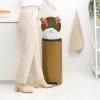 221840 6 pedalovy odpadkovy kos newicon 30 l teple mosazna ocel brabantia