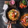 223794 2 panev na smazeni signature 28 cm satin black litina le creuset