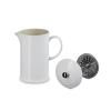 224343 12 french press kavovar 1 l white kamenina le creuset