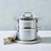 223287 1 naparovaci hrnec classic 20 cm 4 l stribrna nerezova ocel le creuset
